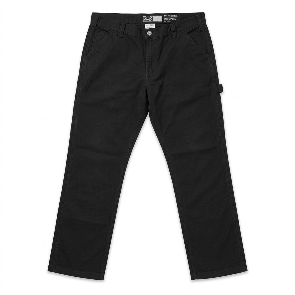 Carhartt 102291-001 36x32 Relaxed Fit Black Canvas Work Pant Rugged Flex